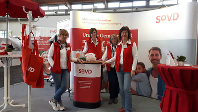 Corinna Stein, Simone Saible und Martina Matthes (beide Rechtsberatungsstelle Albstadt) sowie Heike Sommerauer-Dörzapf