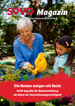 Titelbild SoVD-Magazin Juli/August 2020