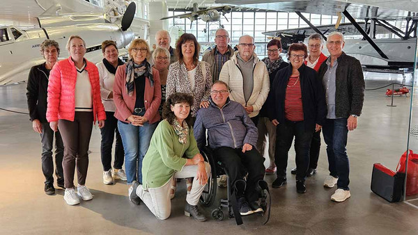 Gruppenfoto im Dornier-Museum